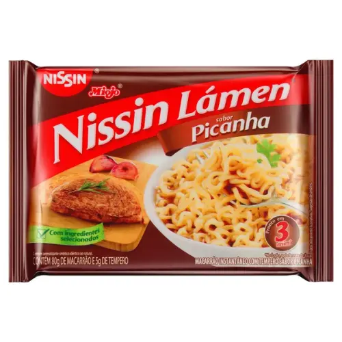 Macarrão Instantâneo Nissin Lámen Picanha 85g