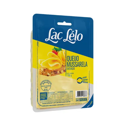 queijo mussarela lac lelo fatiado 150g