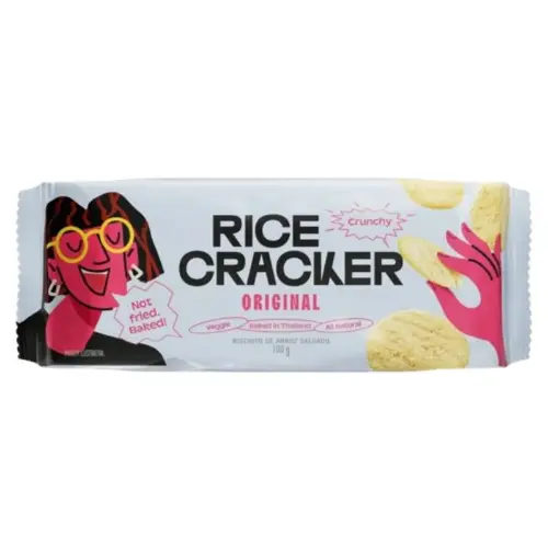 Biscoito de Arroz Rice Cracker Original 100g