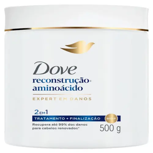 Máscara de Tratamento Dove Reconstrução + Queratina Pote 500g