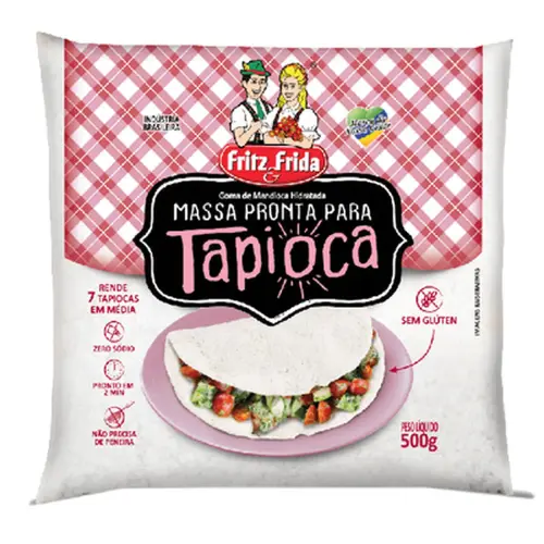 massa para tapioca fritz e frida 500g