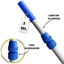 Cabo Telescópico 3m Estriado - Netuno
