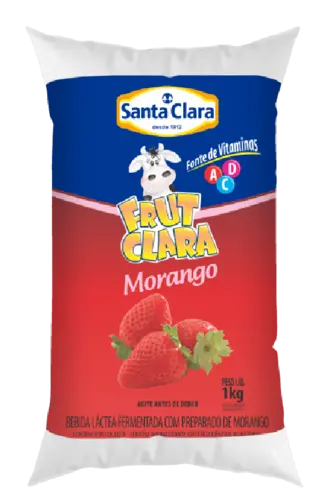 Bebida Láctea Santa Clara 1L Sachê Morango