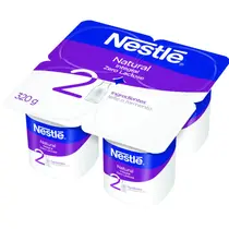Iogurte Integral Natural Zero Lactose Nestlé Bandeja 320g 4 Unidades
