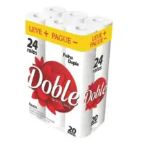 Papel Higiênico Doble Soft Care Folha Dupla 24x20m